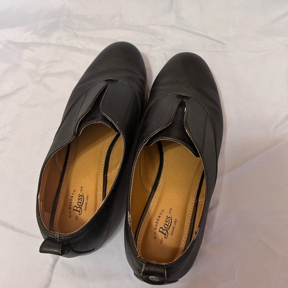 G.H. Bass Faux Leather Slip-On Loafers – Size 8M comfort classic preppy  shoe - Picture 5 of 5